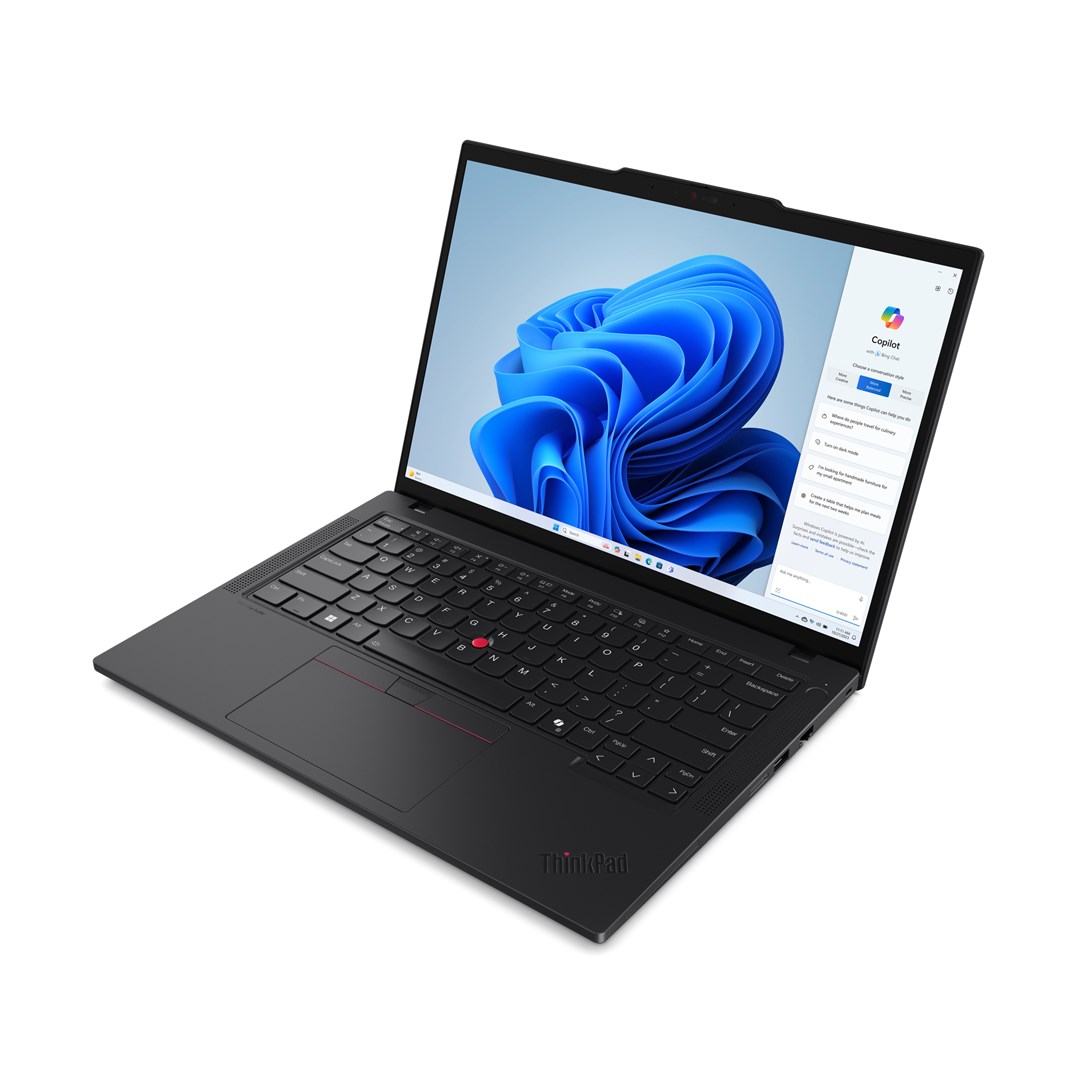 Lenovo ThinkPad T14 Gen 5 (Intel) Intel Core Ultra 7 155U Laptop 35.6 cm (14") WUXGA 16 GB DDR5-SDRAM 512 GB SSD Wi-Fi 6E (802.11ax) Windows 11 Pro English Black