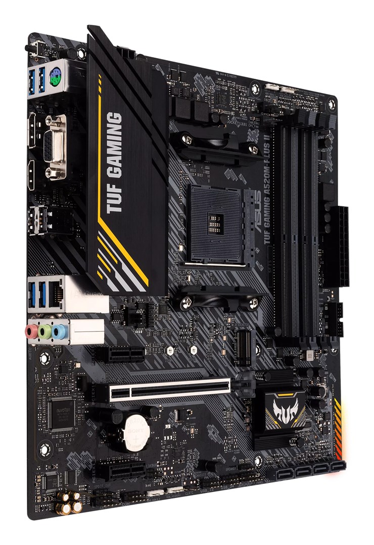 ASUS TUF GAMING A520M-PLUS II AMD A520 Socket AM4 micro ATX