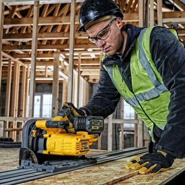 DEWALT DCS520T2 portable circular saw 54V 2x XR FLEXVOLT 6Ah TSTAK Black  Yellow