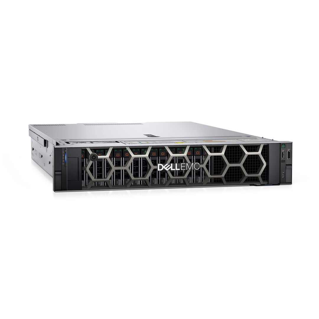PowerEdge R550, Chassis 16x2.5 SAS/SATA, Xeon Silver 4309Y, 16GB, 1x480GB SSD SATA, Rails, Bezel, Broadcom 57412, PERC H755, iDRAC9 Ent 15G, 2x1100W, 3YPS