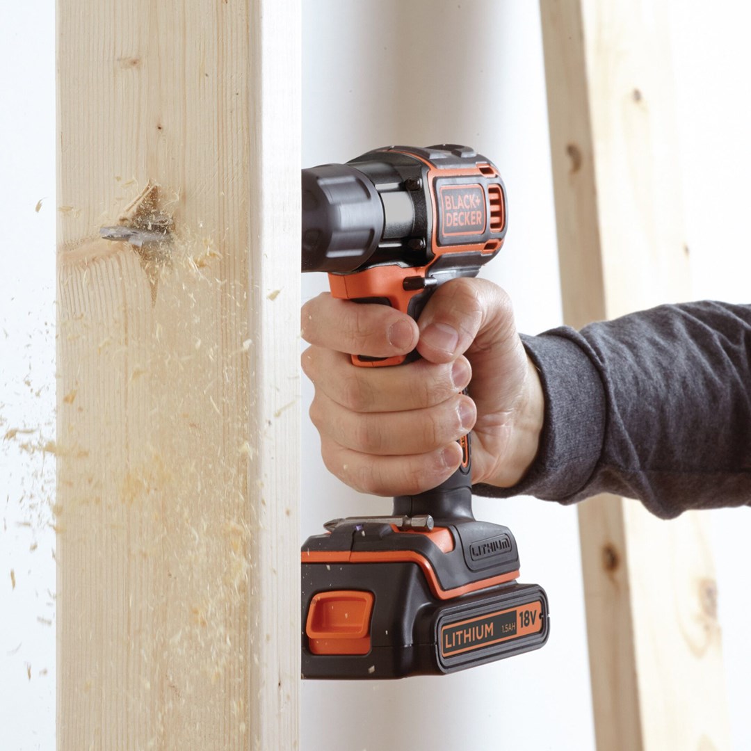 Black & Decker ASD18KB-QW drill Black  Orange