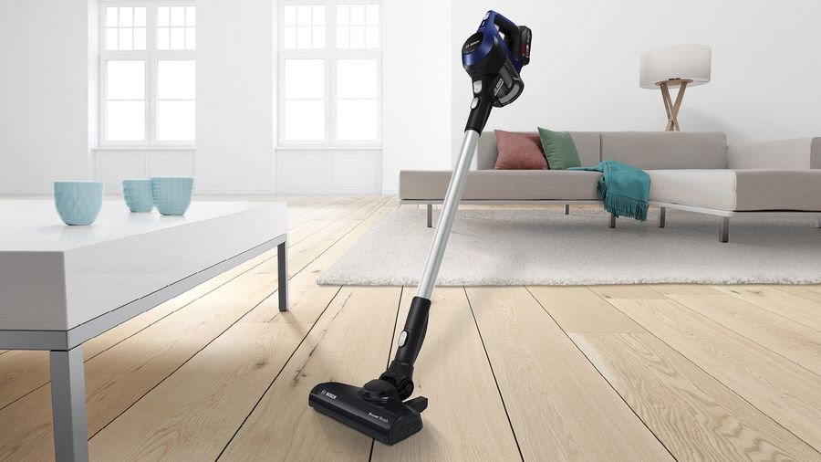 Bosch Serie 6 BBS611MAT stick vacuum/electric broom 2-in-1 stick vacuum Battery Dry Bagless 0.3 L Blue 2.5 Ah