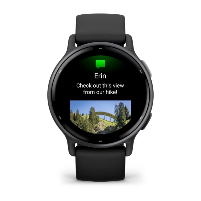Garmin Vivoactive 5 3.05 cm (1.2") AMOLED Digital 390 x 390 pixels Touchscreen Black Wi-Fi GPS (satellite)