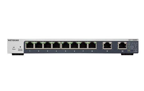 NETGEAR GS110EMX Managed L2 10G Ethernet (100/1000/10000) Black