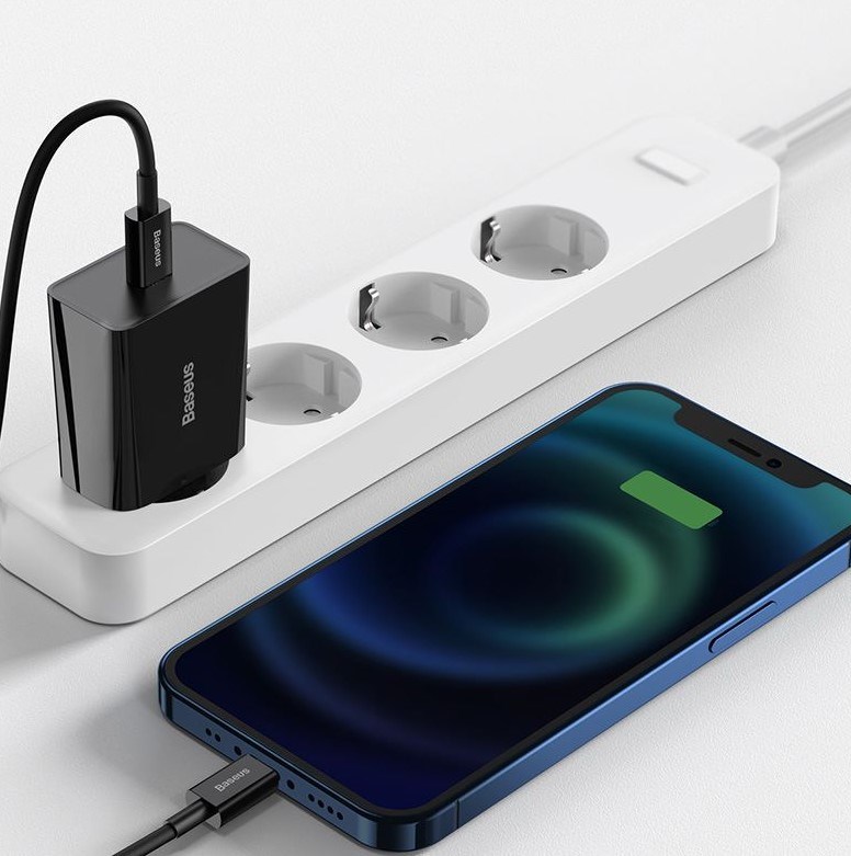 Baseus Speed Mini Smartphone Black AC Fast charging Indoor