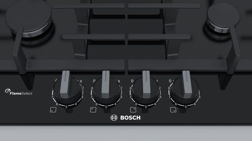 Bosch Serie 6 PPP6A6B90 hob Black Built-in Gas 4 zone(s)