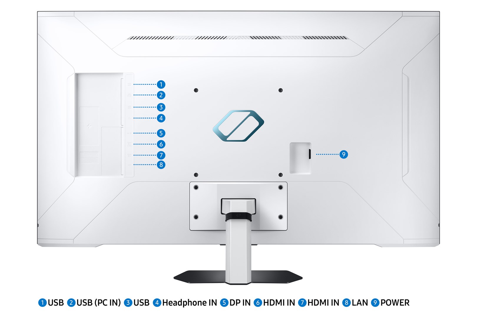 Samsung S43CG700NU computer monitor 109.2 cm (43") 3840 x 2160 pixels 4K Ultra HD LED Black, White