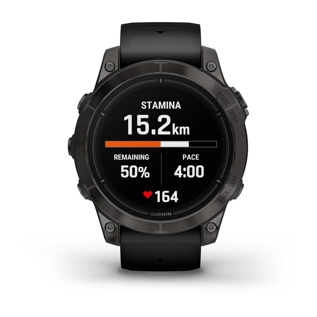 Garmin epix Pro (Gen 2) Sapphire Edition 3.3 cm (1.3") AMOLED 47 mm Digital 416 x 416 pixels Touchscreen Black Wi-Fi GPS (satellite)