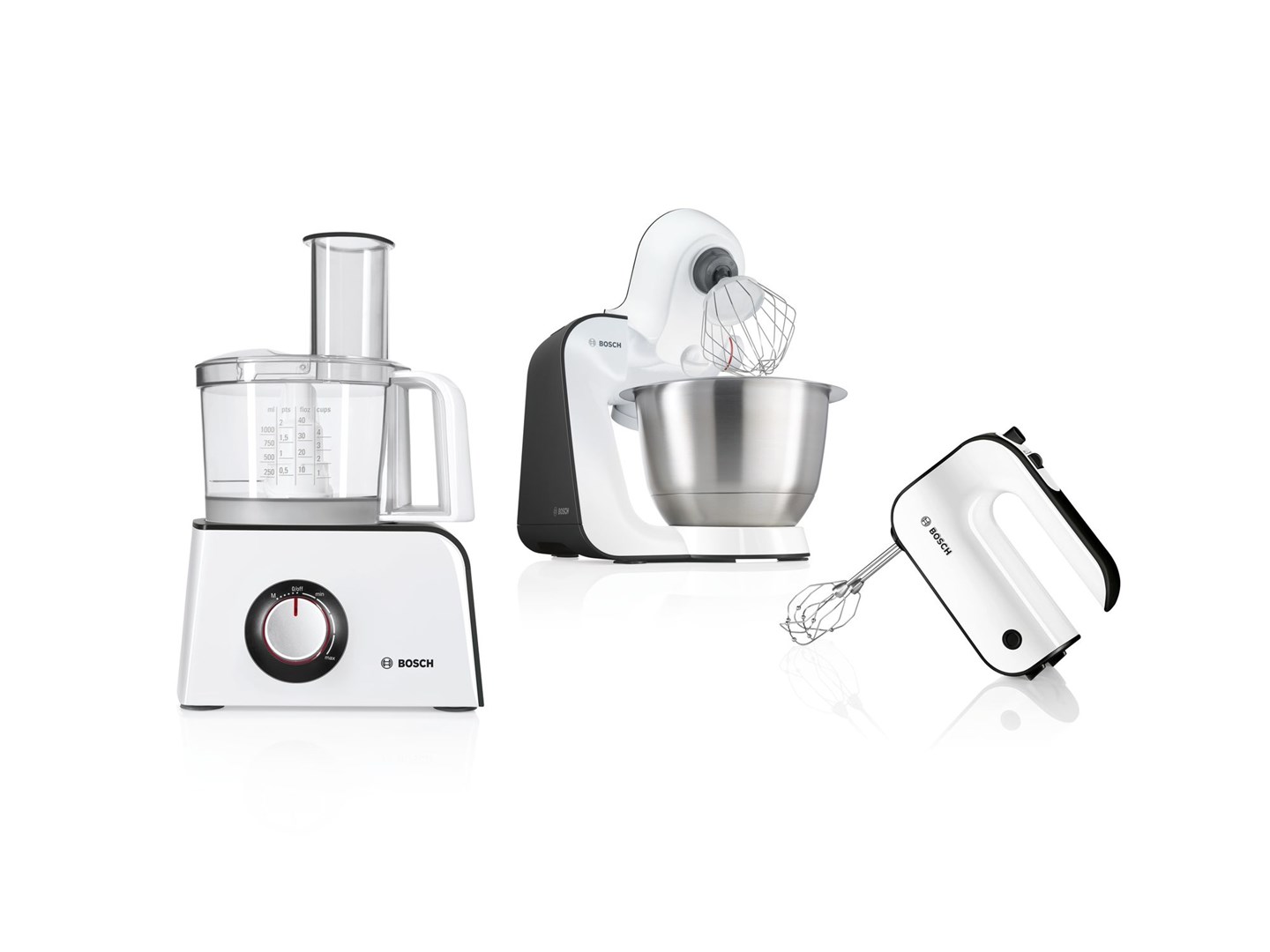 Bosch MFQ4020 mixer Hand mixer 450 W Anthracite White