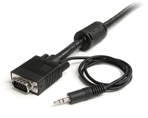 StarTech.com 2m Coax High Resolution Monitor VGA Cable with Audio HD15 M/M