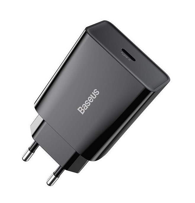 Baseus Speed Mini Smartphone Black AC Fast charging Indoor