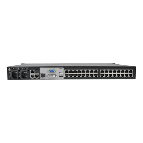 Tripp Lite B064-032-02-IPG NetDirector 32-Port Cat5 KVM over IP Switch - Virtual Media, 2 Remote + 1 Local User, 1U Rack-Mount, TAA