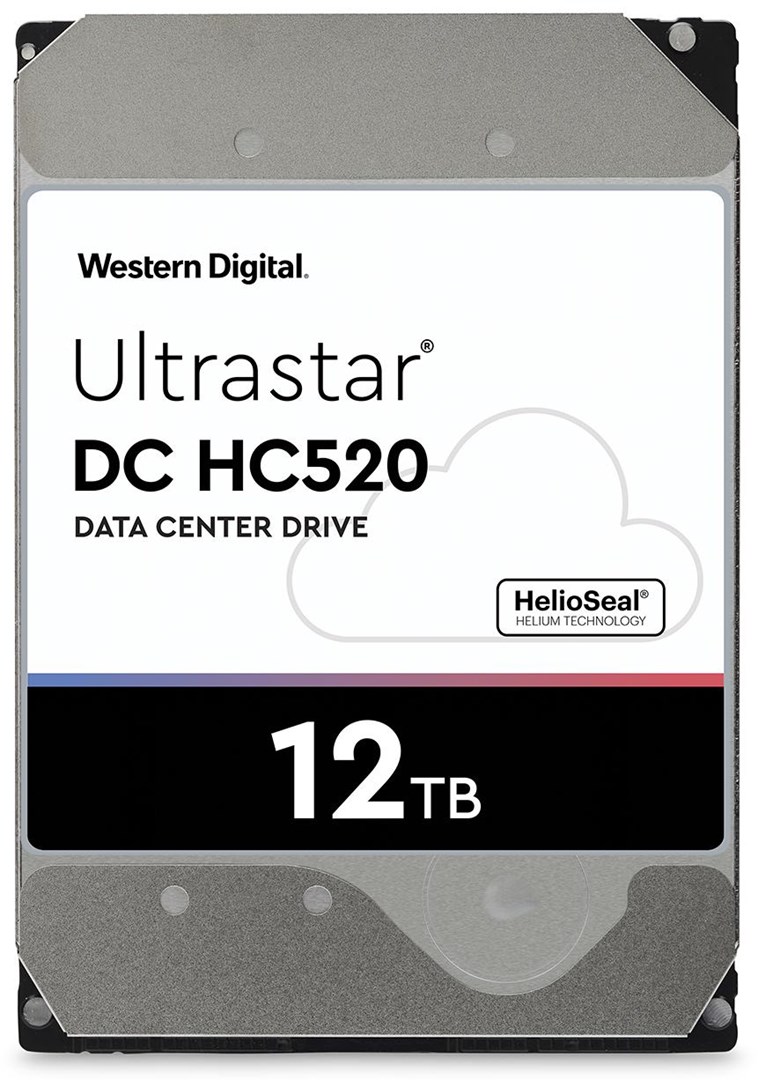 Western Digital Ultrastar He12 internal hard drive 12 TB 7200 RPM 256 MB 3.5" Serial ATA III