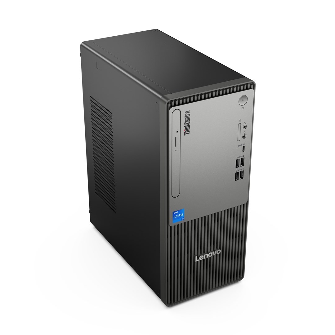 Lenovo ThinkCentre neo 50t Gen 5 Intel® Core™ i3 i3-14100 8 GB DDR5-SDRAM 512 GB SSD Windows 11 Pro Tower PC Black, Grey