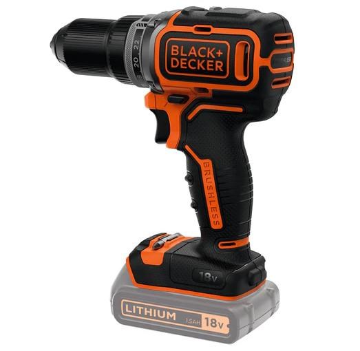 Black & Decker BL186N 1650 RPM Keyless Black  Orange