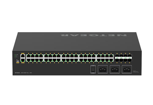 NETGEAR M4250-40G8XF-PoE++ Managed L2/L3 Gigabit Ethernet (10/100/1000) Power over Ethernet (PoE) 2U Black
