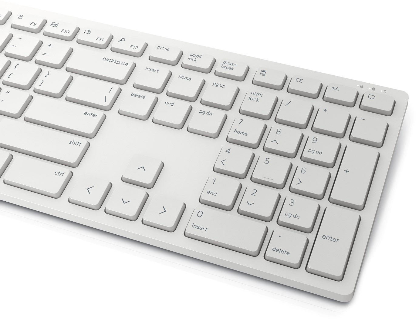 DELL Pro Keyboard and Mouse - KM5221W - US International (QWERTY) - White