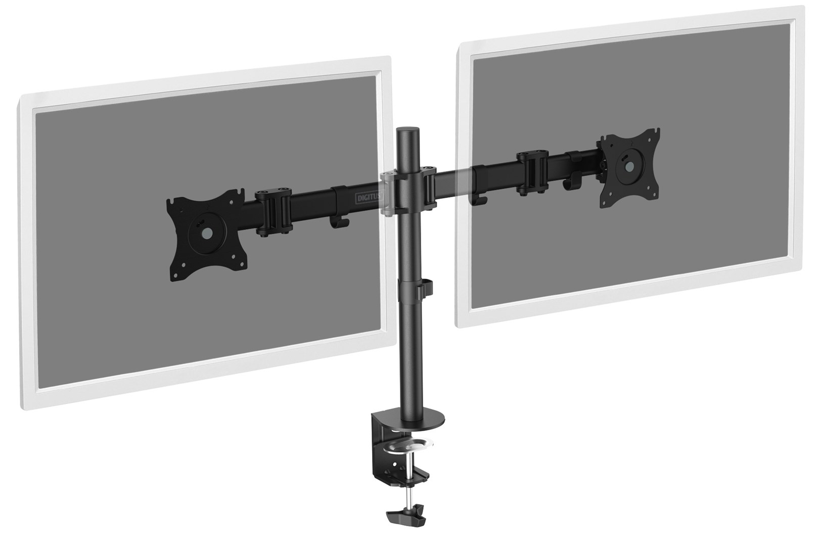 Digitus Universal Dual Monitor Stand with clamp mount