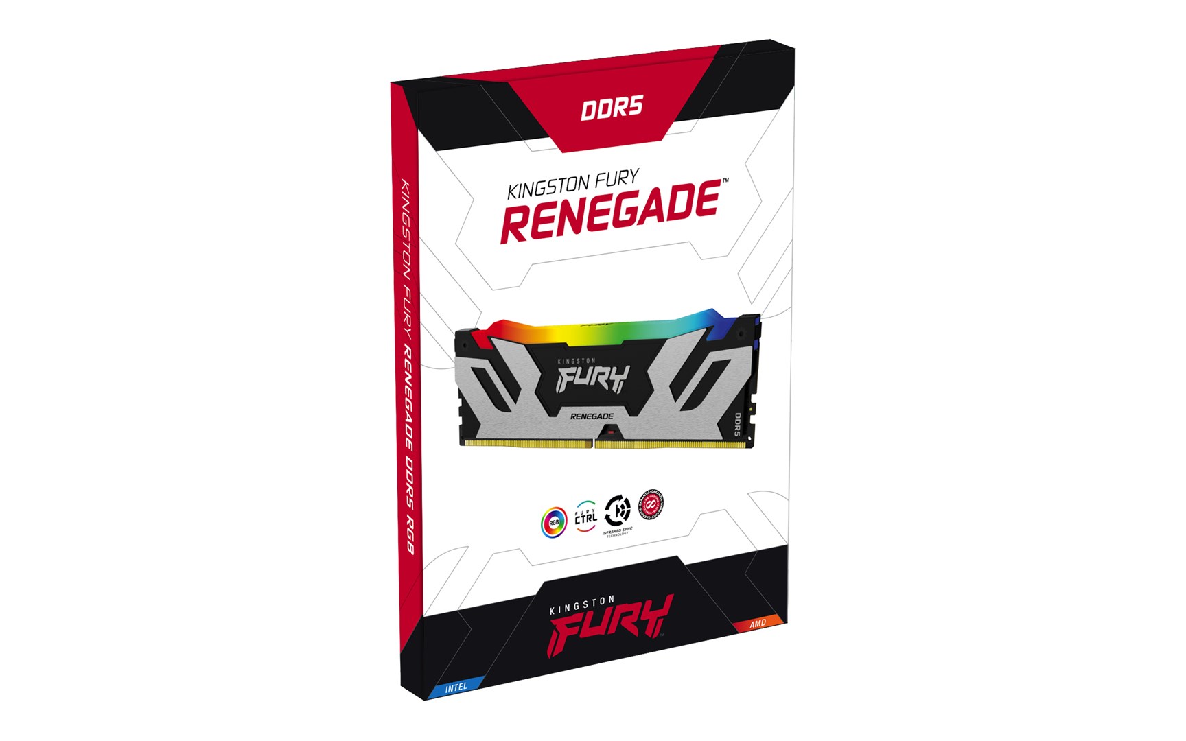 Kingston Technology FURY 16GB 7200MT/s DDR5 CL38 DIMM (Kit of 2) Renegade RGB XMP