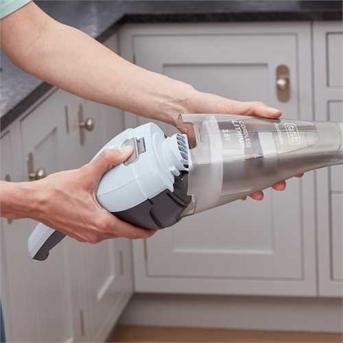 Portable vacuum cleaner Black & Decker NVC215W Blue  Grey Bagless