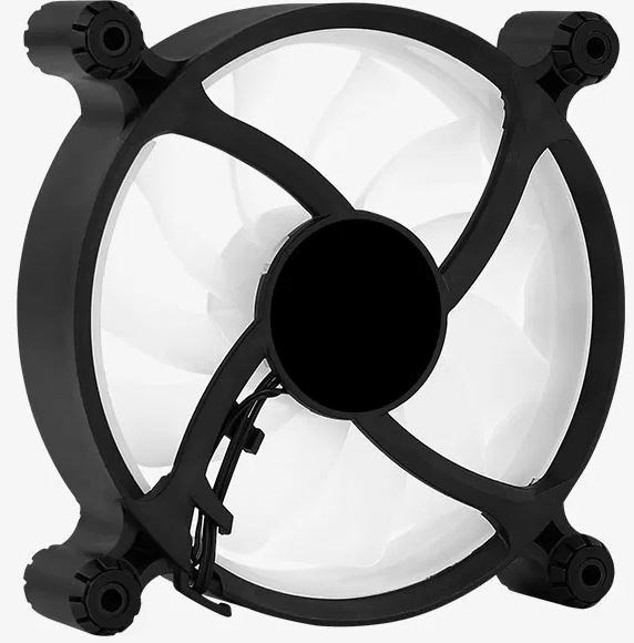 Aerocool SPECTRO12 PC Fan 12cm RGB Molex Molex Silent Antivibration Black