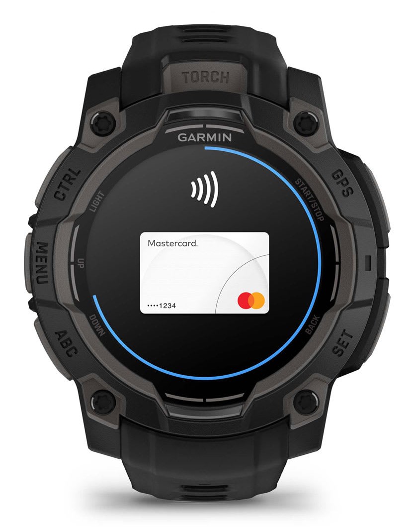 Garmin Instinct 3 AMOLED 3.05 cm (1.2") 45 mm Digital 390 x 390 pixels Touchscreen Black GPS (satellite)