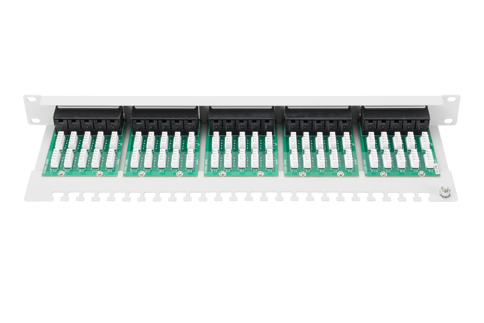 Digitus CAT 3 ISDN patch panel, unshielded, grey