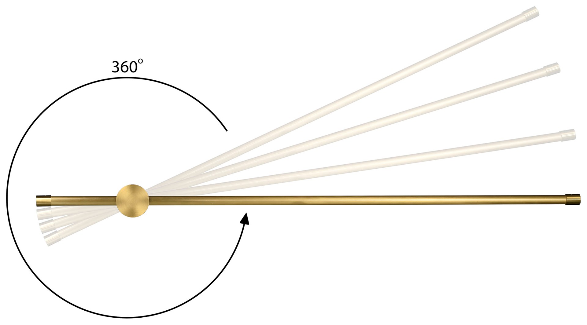 Activejet LED wall lamp AJE-HILTON Patina WW