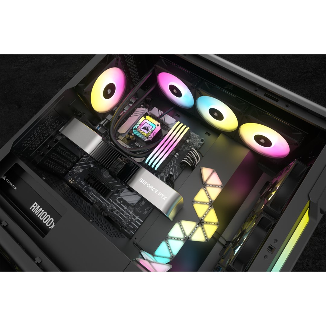 Corsair iCUE H150i ELITE CAPELLIX XT Processor All-in-one liquid cooler 12 cm Black 1 pc(s)