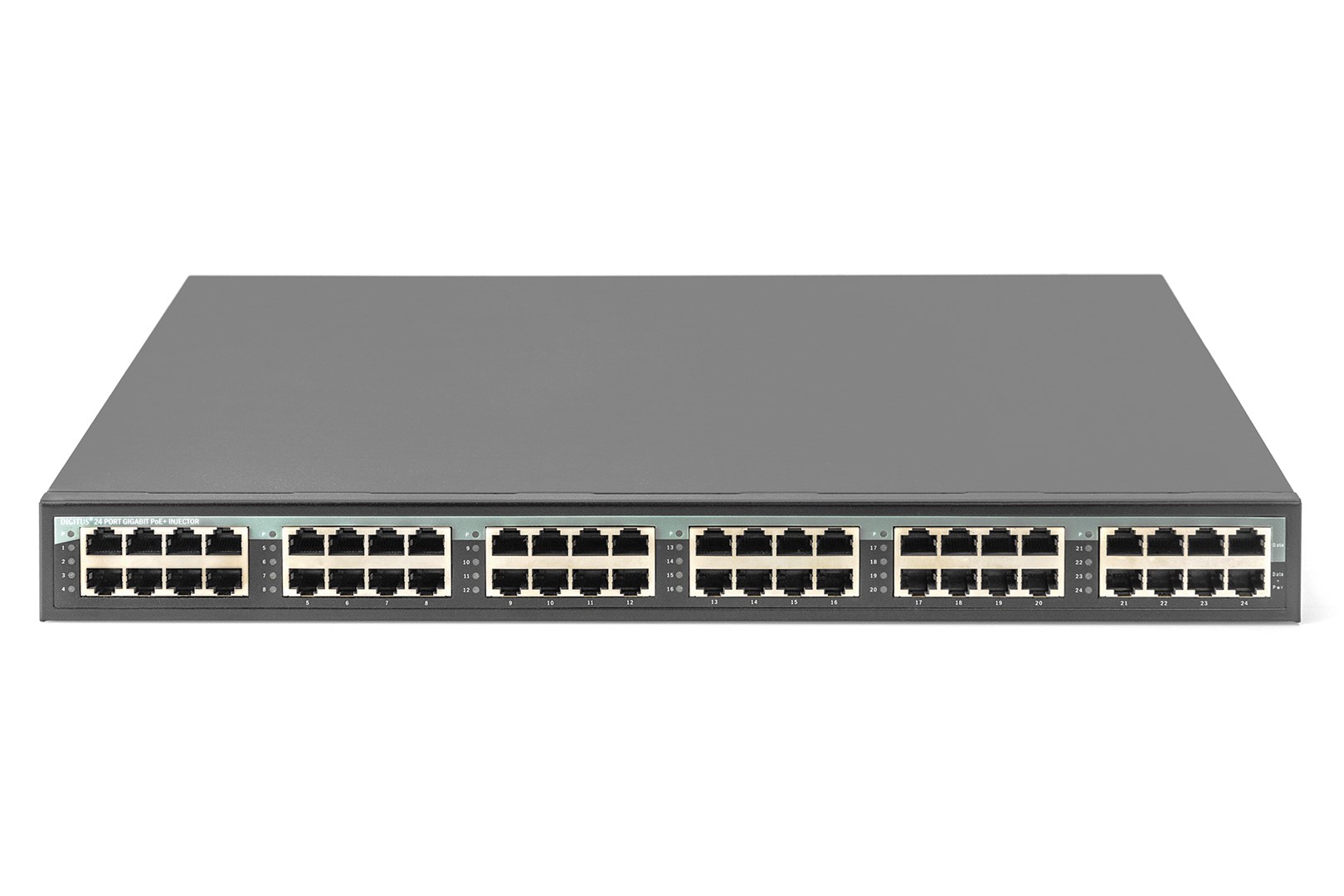 Digitus 24 Port 10G Ethernet PoE+ Injector, 802.3at, 370 W