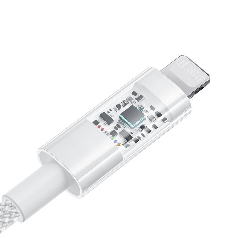 Baseus Gem USB-C to iP fast charging cable 1 m 20 W White