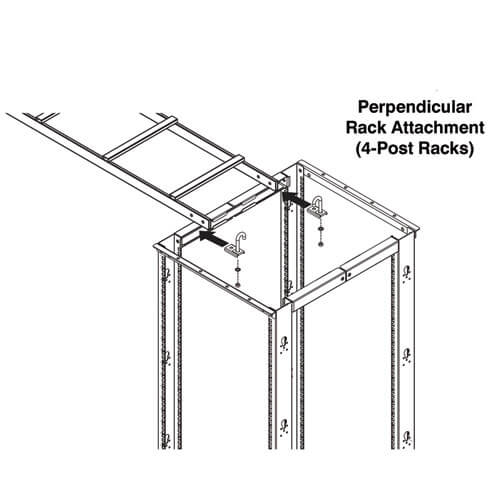 Tripp Lite SRLADDERATTACH SmartRack Hardware Kit - Connects SRCABLELADDER to a wall or Open Frame Rack