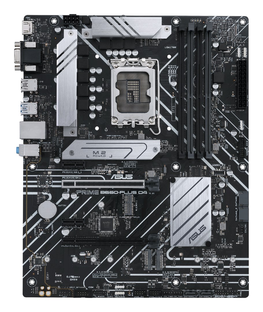ASUS PRIME B660-PLUS D4 Intel B660 LGA 1700 ATX