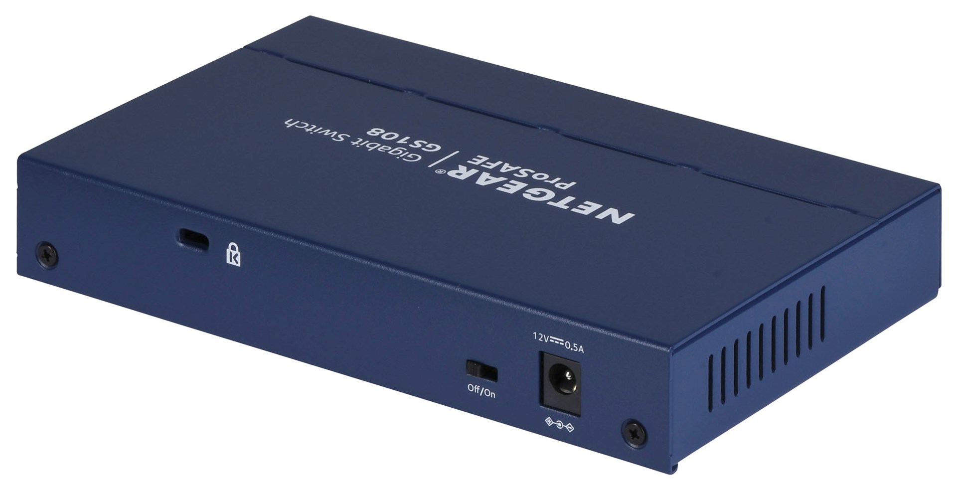 NETGEAR GS108GE network switch Unmanaged Gigabit Ethernet (10/100/1000) Blue
