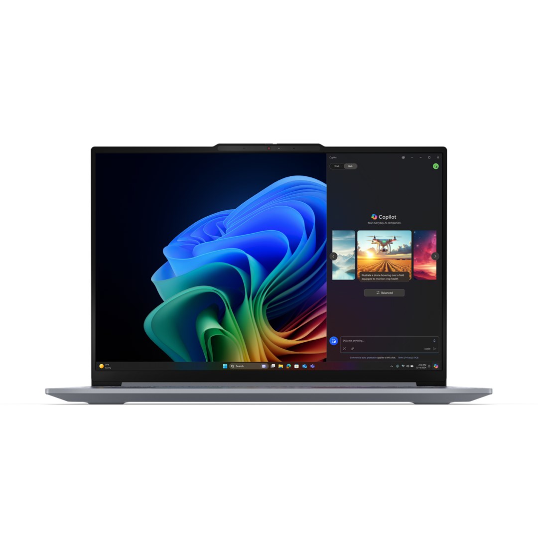 Lenovo ThinkBook 16 G7 QOY Copilot+ PC Qualcomm Snapdragon X1P-42-100 Laptop 40.6 cm (16") WUXGA 32 GB LPDDR5x-SDRAM 1 TB SSD Wi-Fi 7 (802.11be) Windows 11 Pro Grey