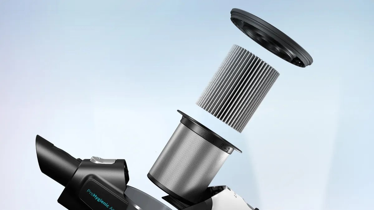 Bosch BCS71HYG1 stick vacuum/electric broom Battery Dry&wet HEPA Bagless 0.3 L 23.5 W Black, White 3 Ah