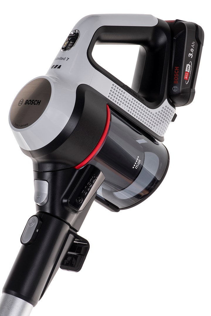 Bosch BBS711W stick vacuum/electric broom 2-in-1 stick vacuum Battery Dry Hygiene Filter Bagless 0.3 L White