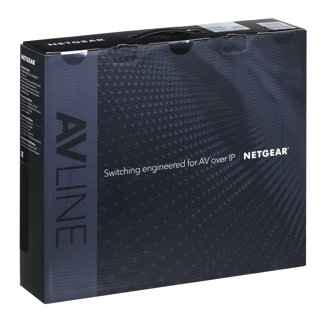 NETGEAR GSM4248PX-100EUS network switch Managed L2/L3/L4 Gigabit Ethernet (10/100/1000) Power over Ethernet (PoE) Black