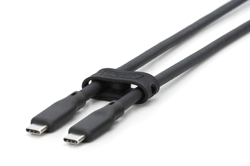 Digitus USB silicone cable, USB 10Gbps, 0.5m, black