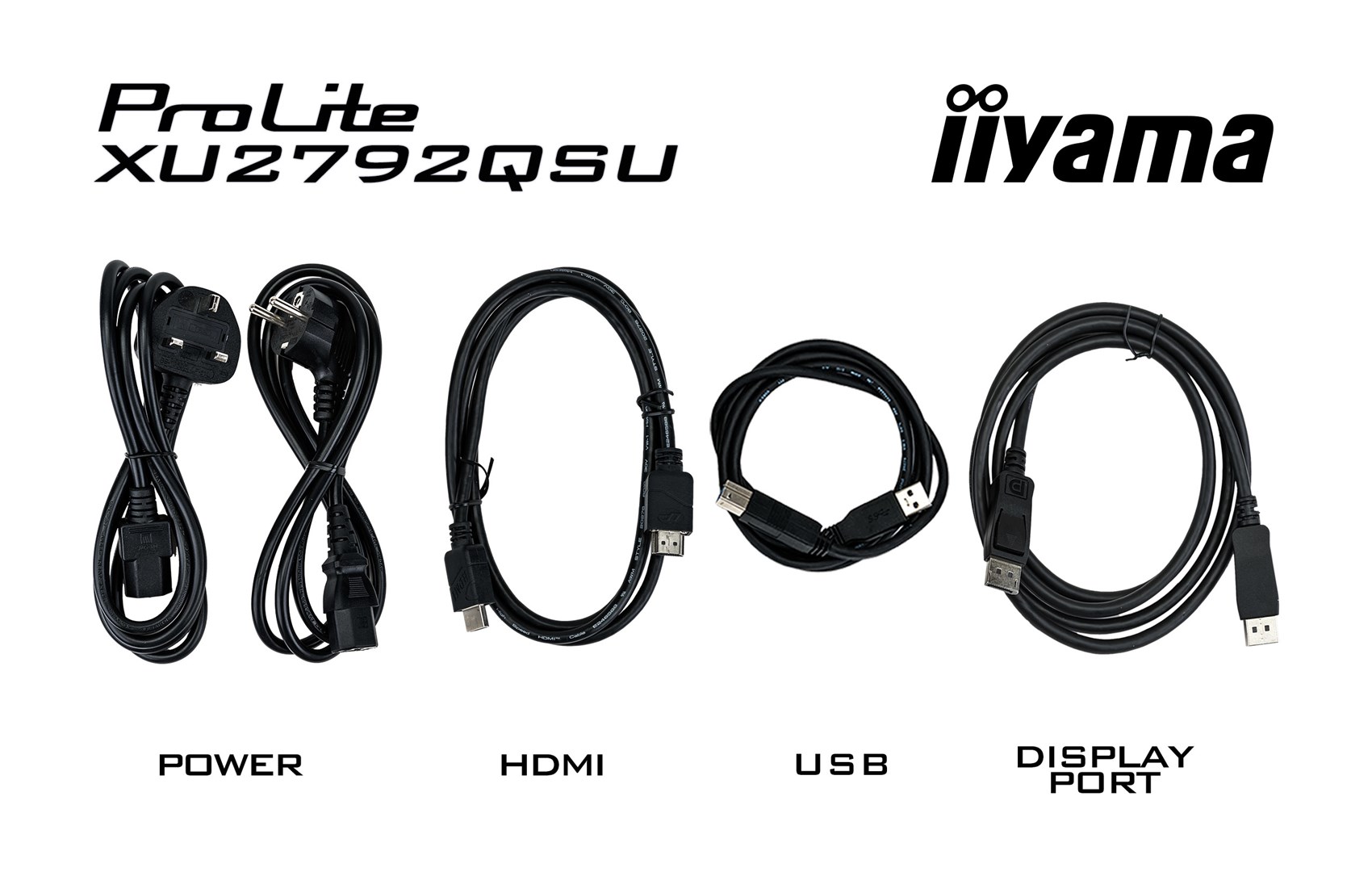 iiyama ProLite 27” QHD IPS technology panel with USB hub and 100Hz refresh rate