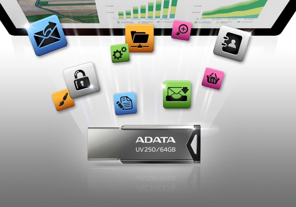 ADATA UV250 USB flash drive 32 GB USB Type-A 2.0 Silver