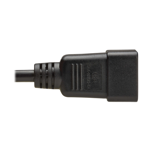Eaton P032-02M-EU power cable Black 2 m IEC C20 IEC C13