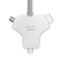 Cisco CAB-HDMI-MUL4K-2M video cable adapter 2.5 m HDMI Type A (Standard) HDMI + Mini DisplayPort + USB Type-C Silver