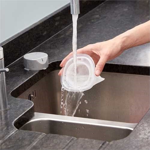 Black & Decker NVC220WC-QW handheld vacuum Chrome  Titanium  Transparent Bagless