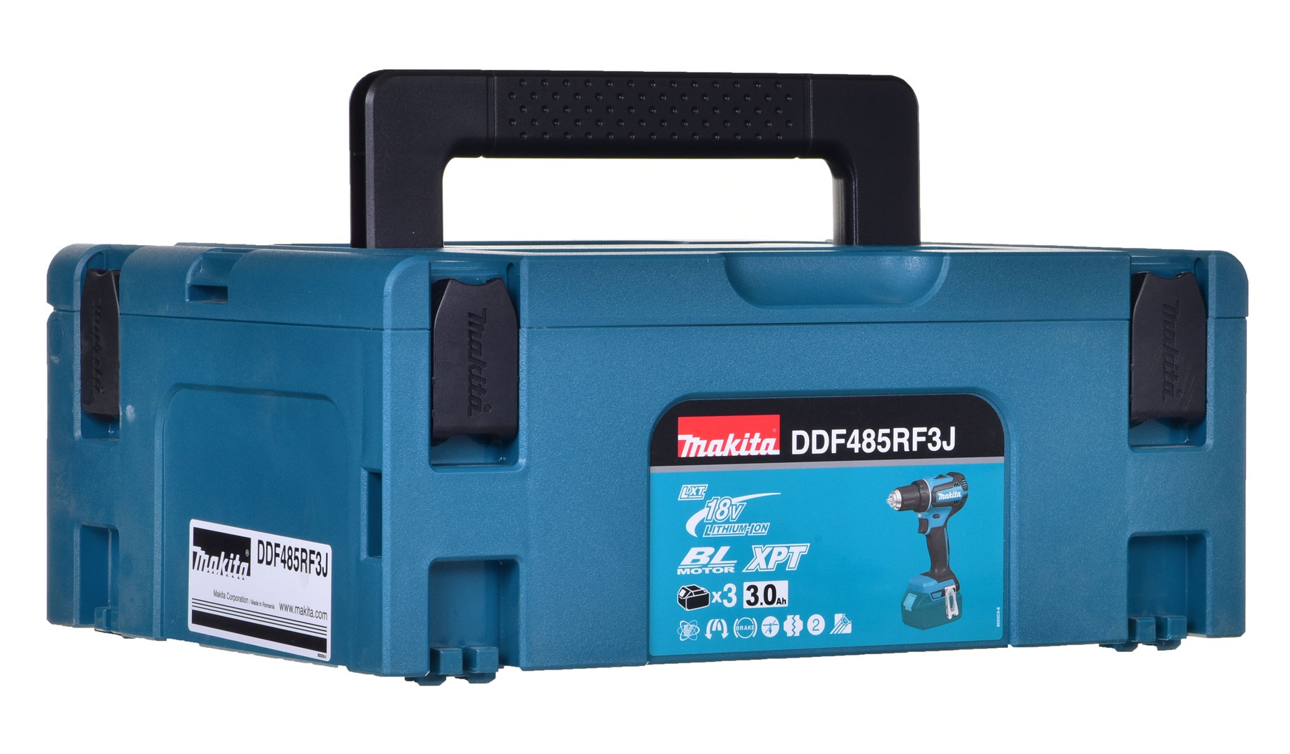 MAKITA DDF485RF3J Cordless Drill 3x 18V 3Ah