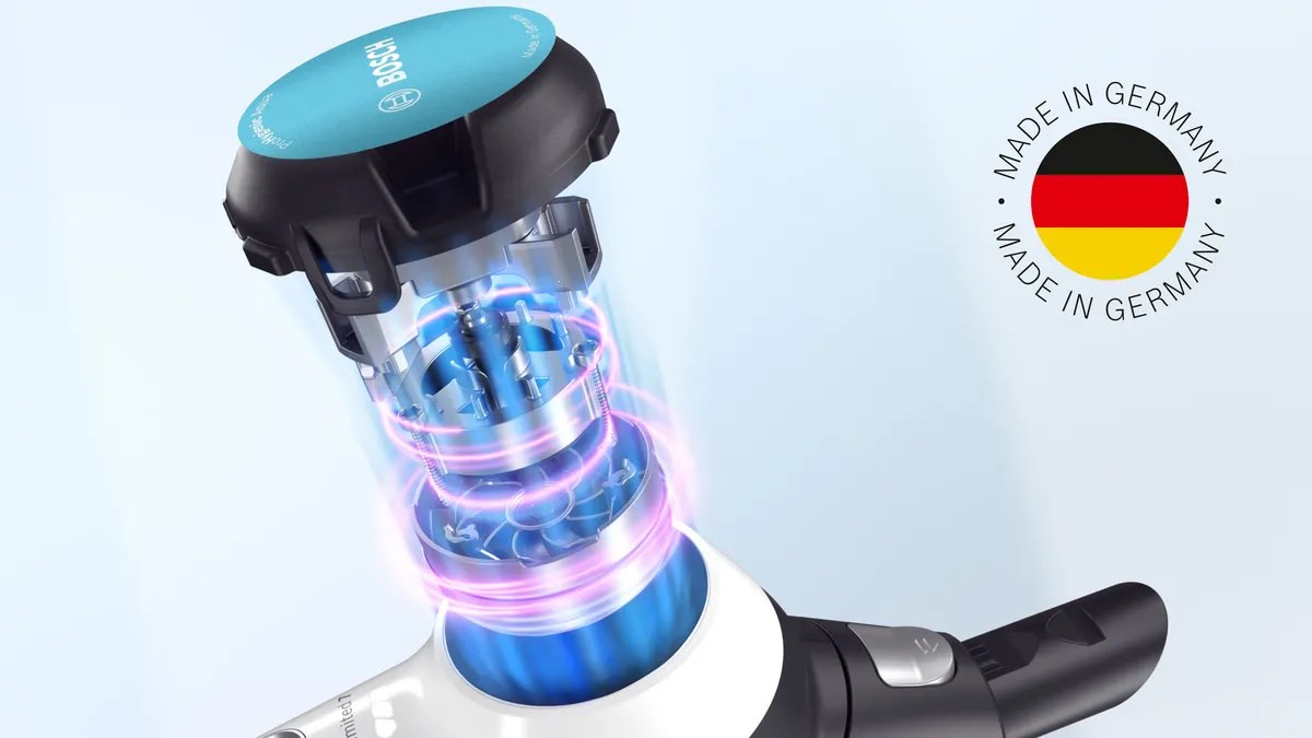 Bosch BCS71HYG1 stick vacuum/electric broom Battery Dry&wet HEPA Bagless 0.3 L 23.5 W Black, White 3 Ah
