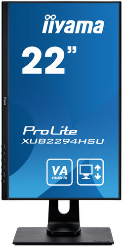 iiyama ProLite XUB2294HSU-B1-STD computer monitor 54.6 cm (21.5") 1920 x 1080 pixels Full HD LED Black