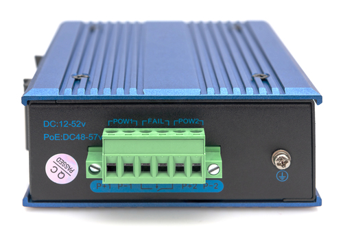 Digitus 4 port Gigabit Ethernet network PoE switch, industrial, unmanaged, 1 SFP uplink
