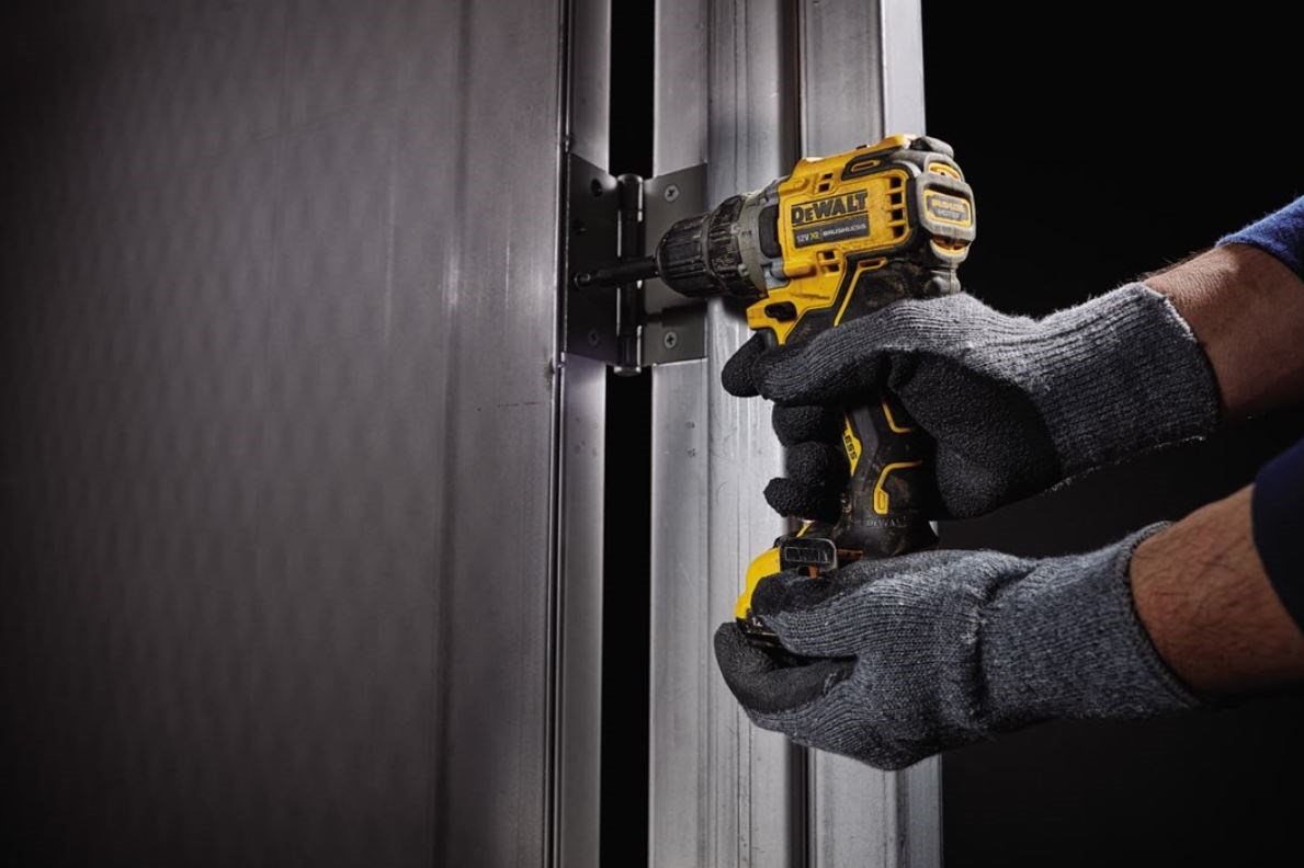 DEWALT DCD701D2-QW Cordless Drill 2x 12V 2Ah XR TSTAK Black  Yellow