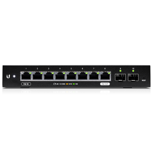 Ubiquiti EdgeSwitch 10X Managed L2 Gigabit Ethernet (10/100/1000) Power over Ethernet (PoE) Black